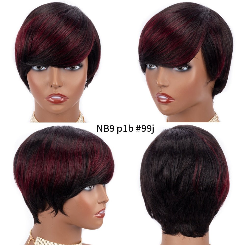 Short Ombre Pixie Wig
