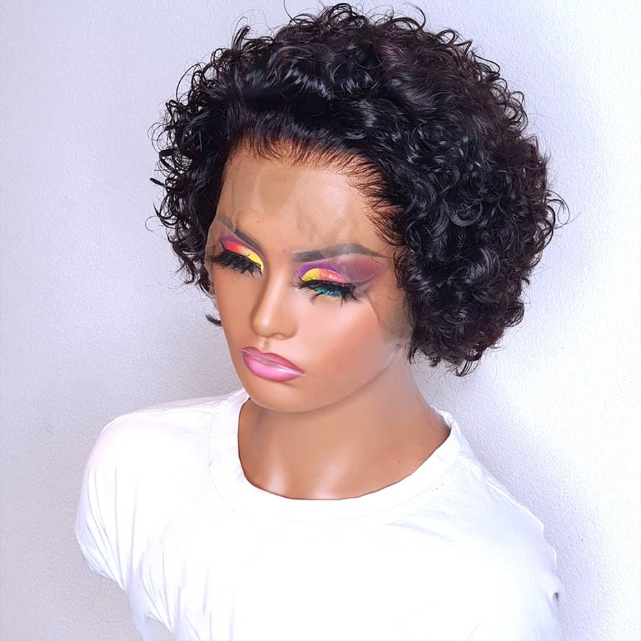 Human Hair Pixie Wig
