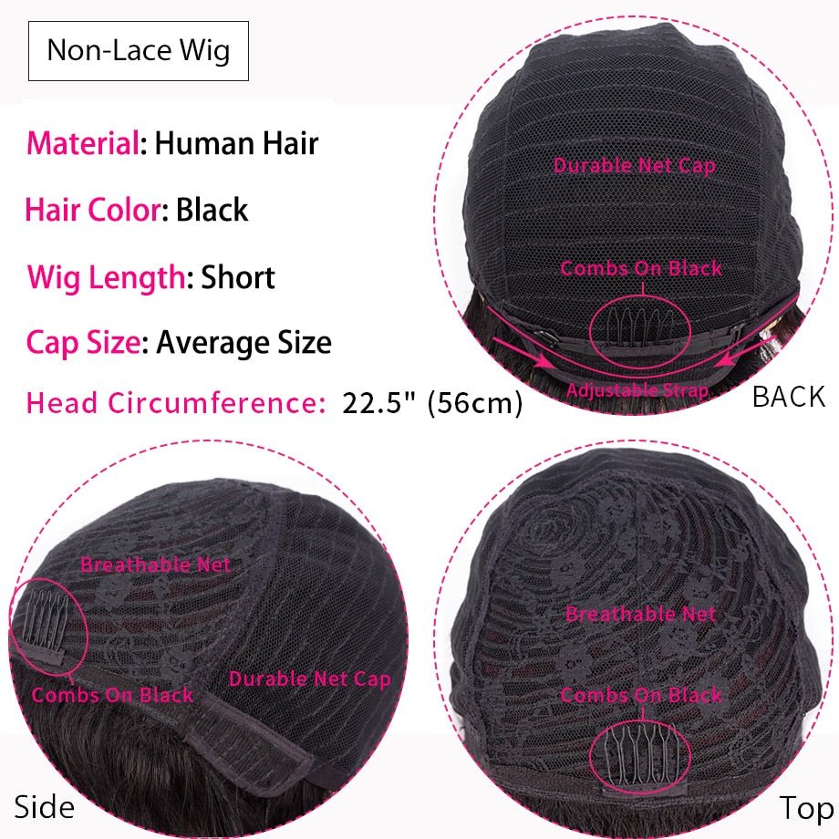 Short Ombre Pixie  Wig