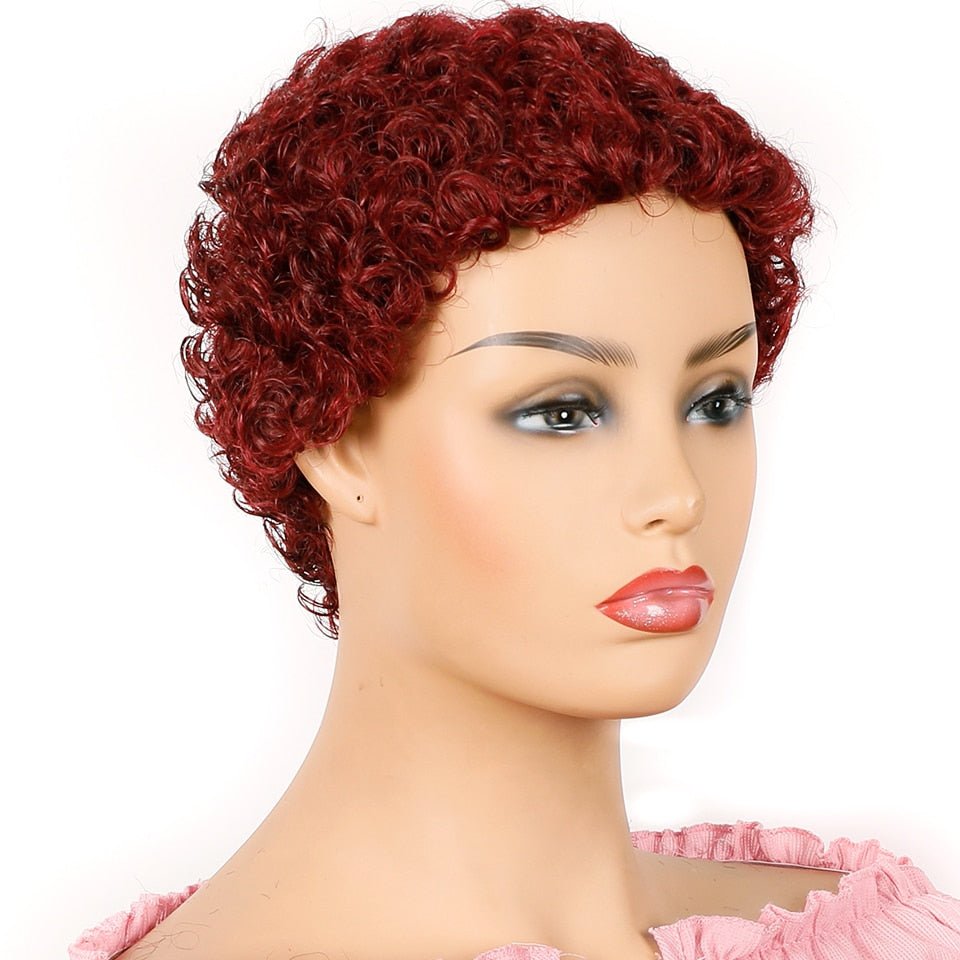 Short Curly Brazillian Hair Wig