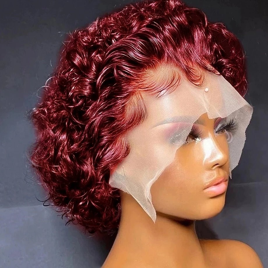 Short Curly Human Hair Wigs
