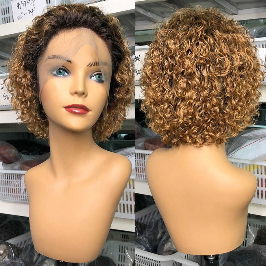 Short Curly Human Hair Wigs