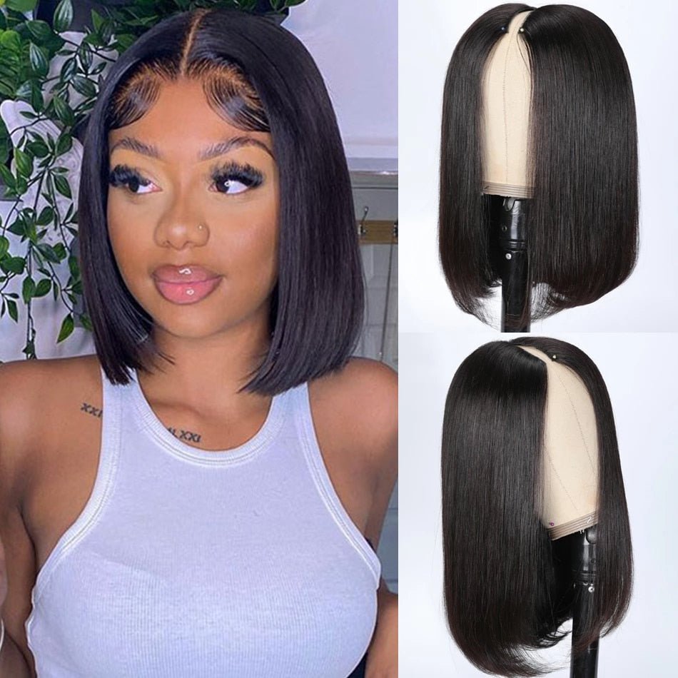 V Part Brazilian Hair Wig