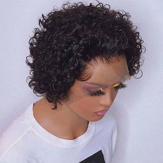 Short Curly Human Hair Wigs