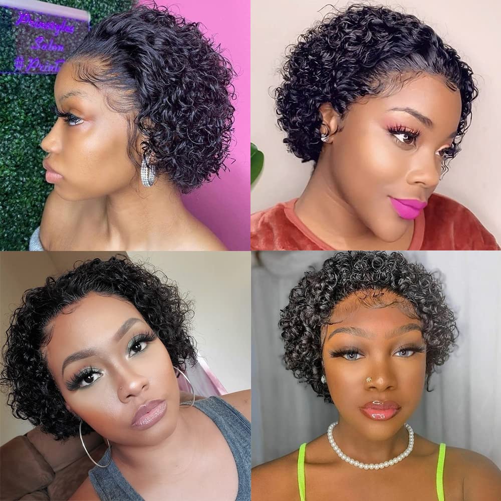 Short Curly Human Hair Wigs